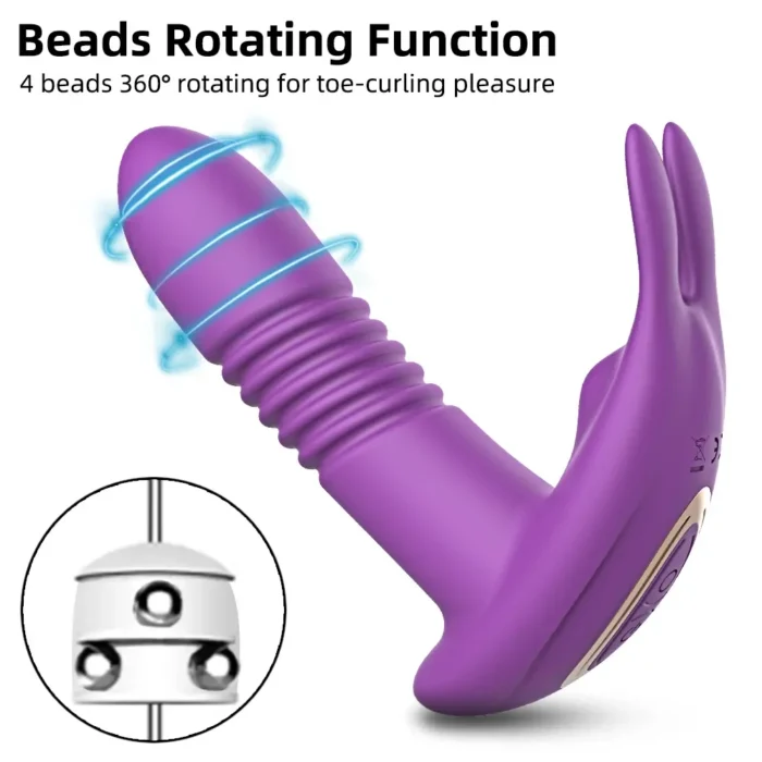 APP Bluetooth Thrusting Vibrator 72960E