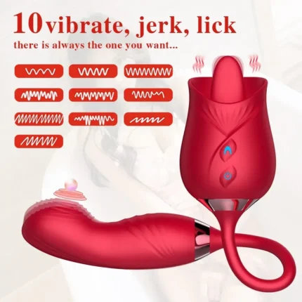 Rose Tongue Licking Vibrator A